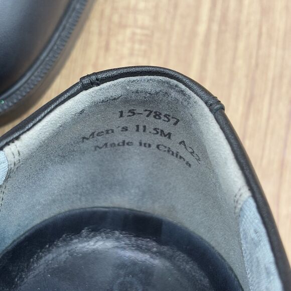 JOHNSTON MURPHY XC4 MADDOX CAP TOE MEN'S SHOES 11.5 M BLACK  SHOES - Picture 8 of 9